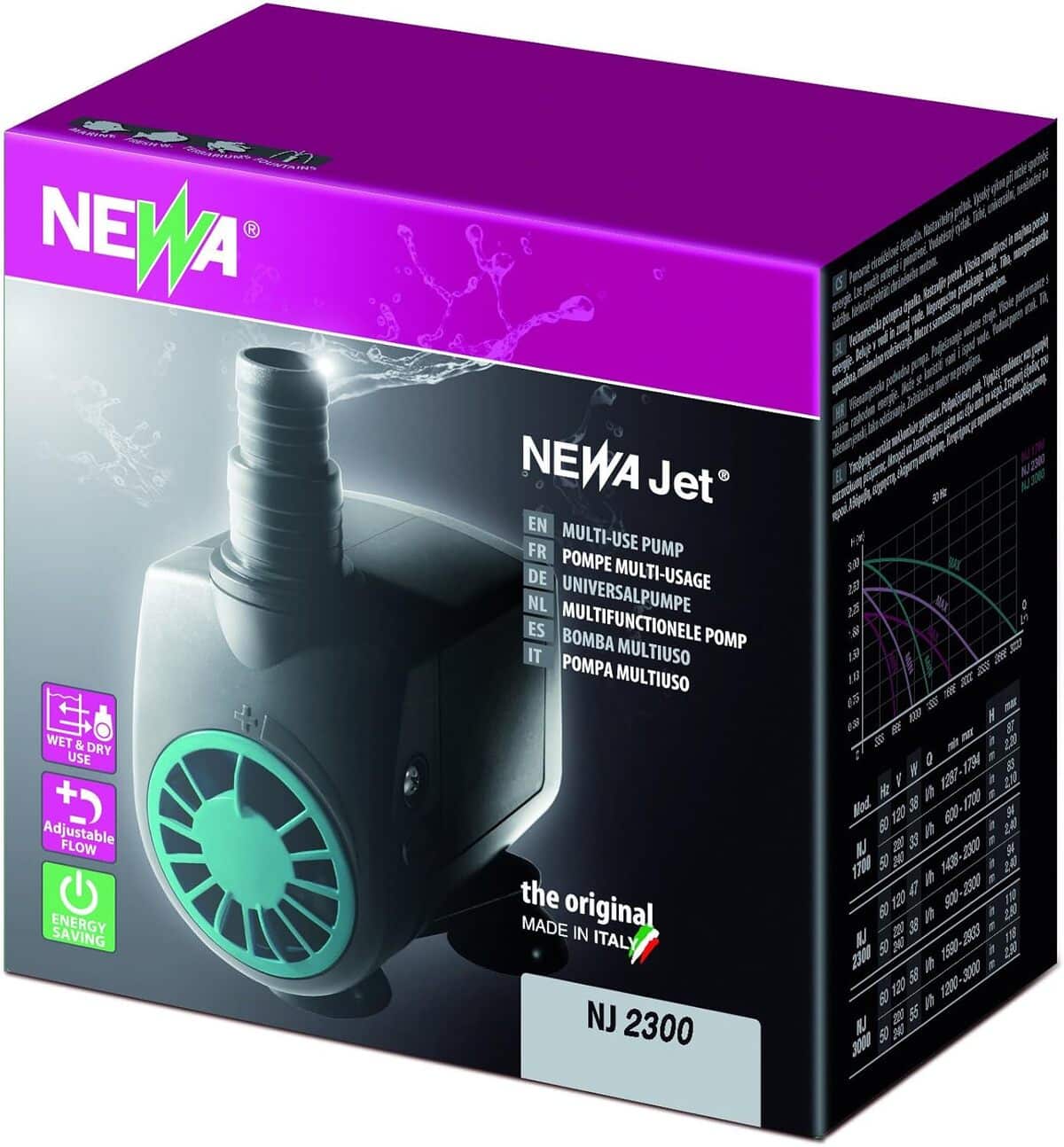 Test de la pompe Newa Jet 2300 pour aquariophilie