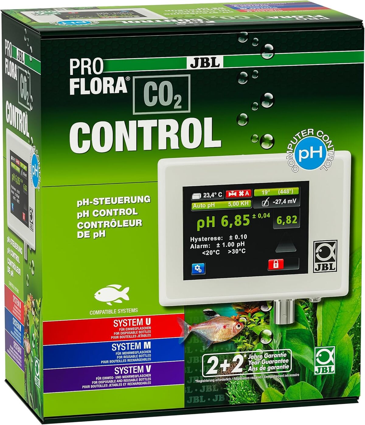 Test de l'ordinateur JBL ProFlora CO2 Control : efficacité et praticité