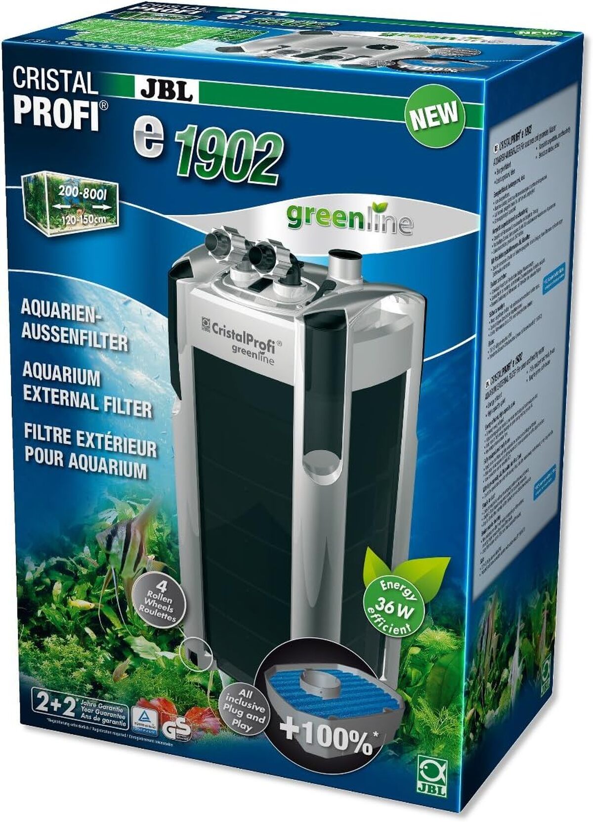 Test du JBL CristalProfi E1902 Greenline