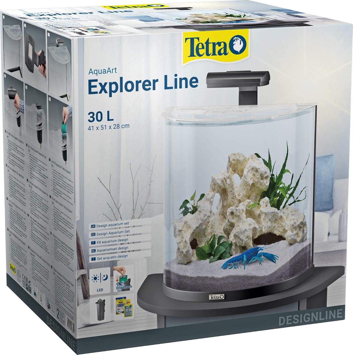 Test du set complet d'aquarium Tetra AquaArt Explorer Line 30 l