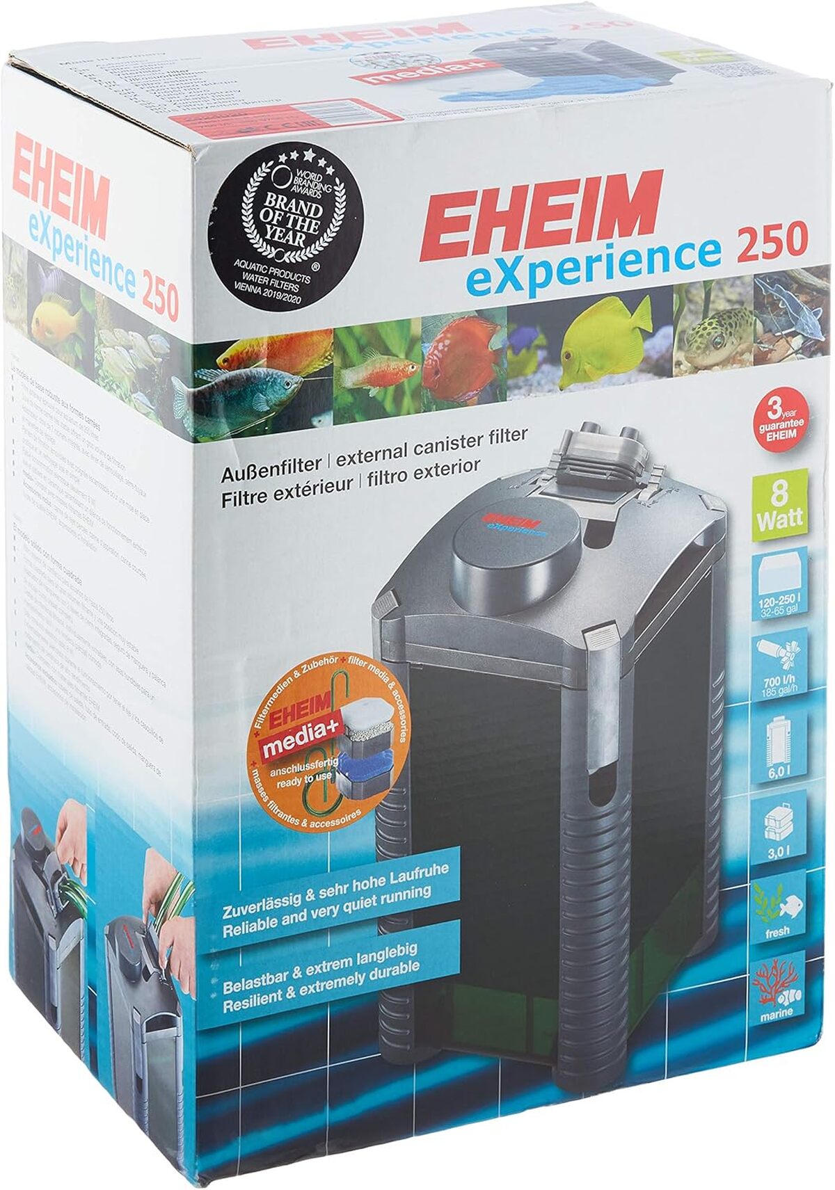Test du filtre externe Experience 250 d'EHEIM : efficacité garantie