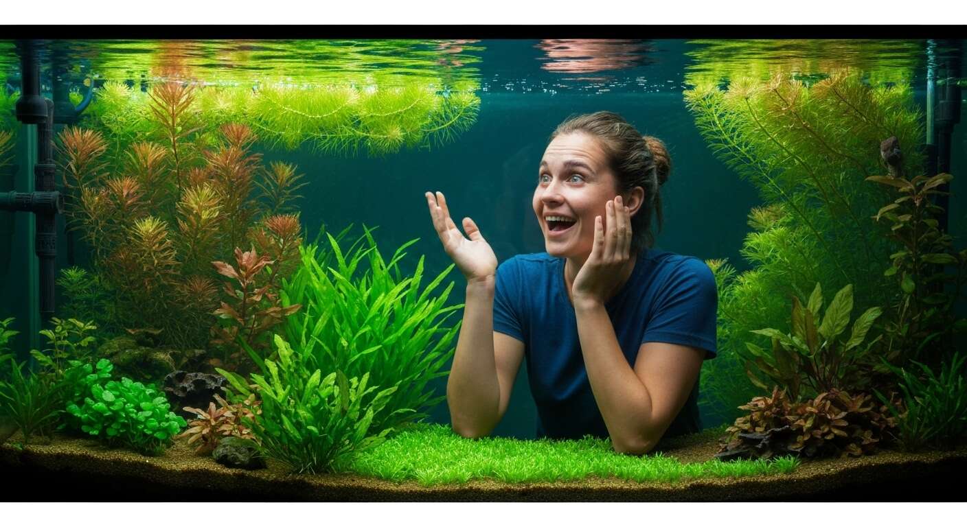 Meilleures plantes d'aquarium sans sol