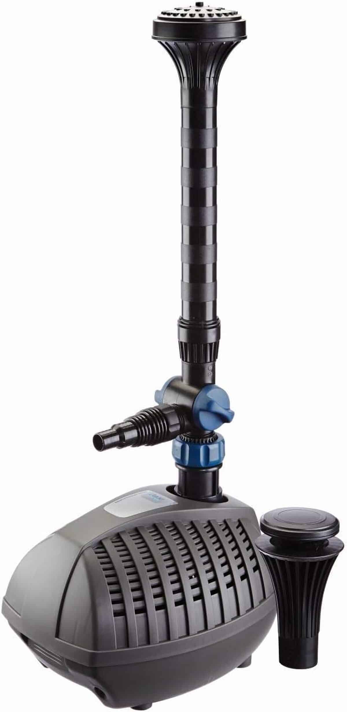 Test aquarium Fountain Set Eco 5500 : pompe 70W câble 10m