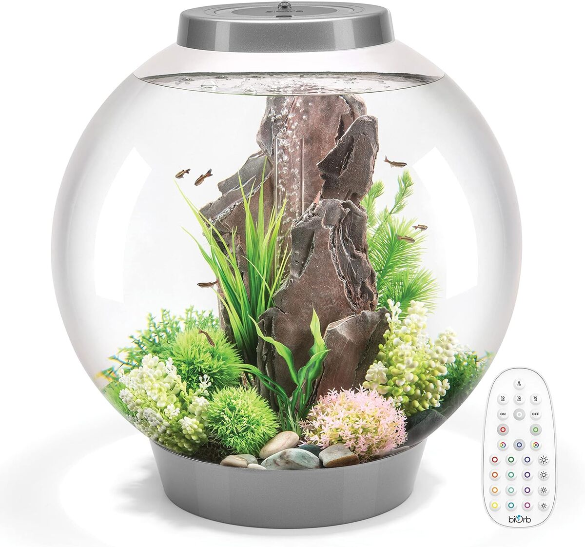 Test du biOrb Classic 60 MCR argent : aquarium élégant et fonctionnel