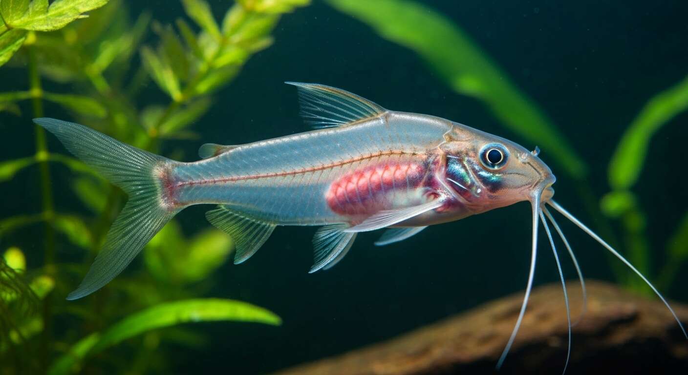 Silure de verre : guide sur le poisson Kryptopterus bicirrhis