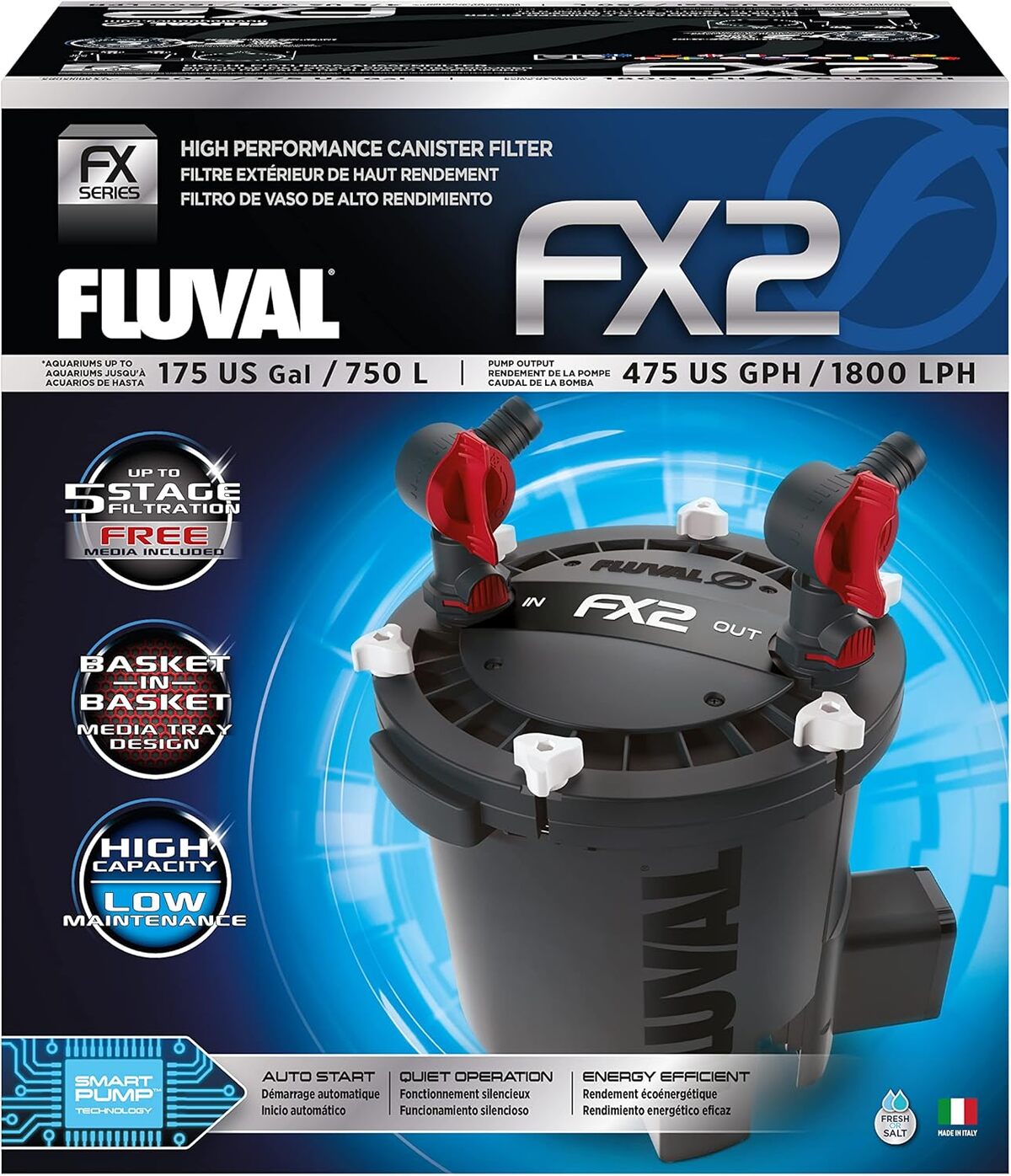 Test : filtre extérieur Fluval FX2 pour aquariums 750 l