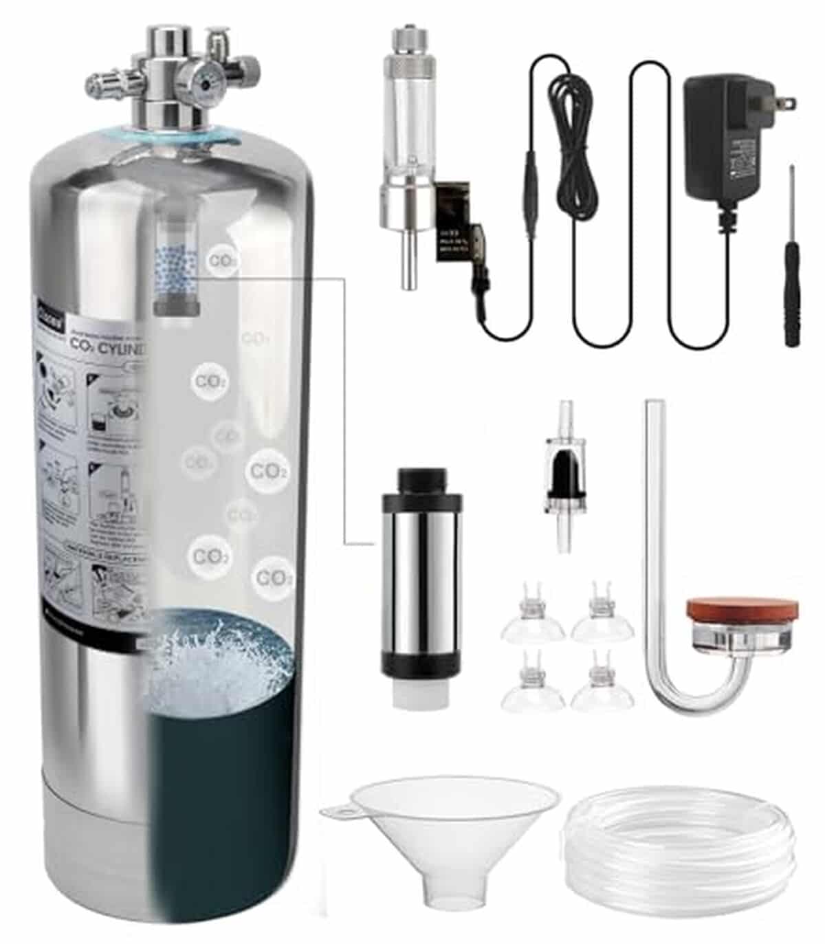 Test : clscea G900S, kit CO2 inox pour aquarium 5, 5 L