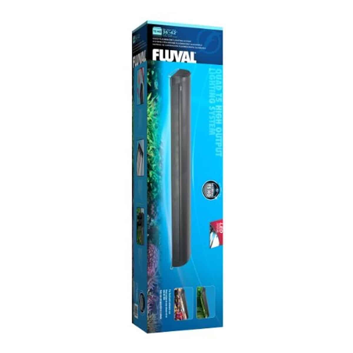 Test de la lumière Fluval T5 Ho 91, 4 cm à quatre compartiments