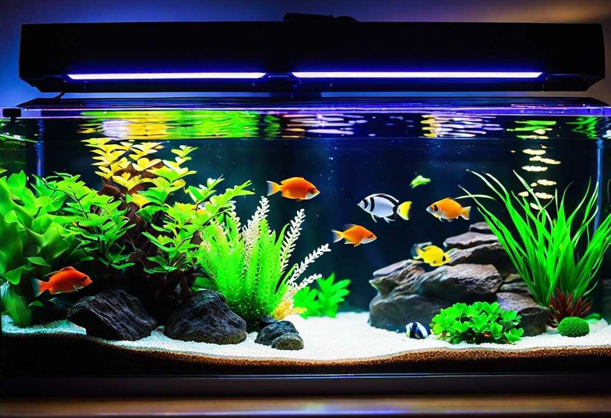 Éclairage optimisé : solutions LED pour petits aquariums