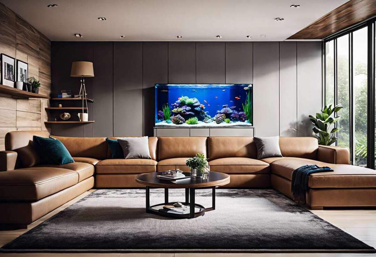 Optimisation de l'espace avec les meubles d'angle pour aquariums