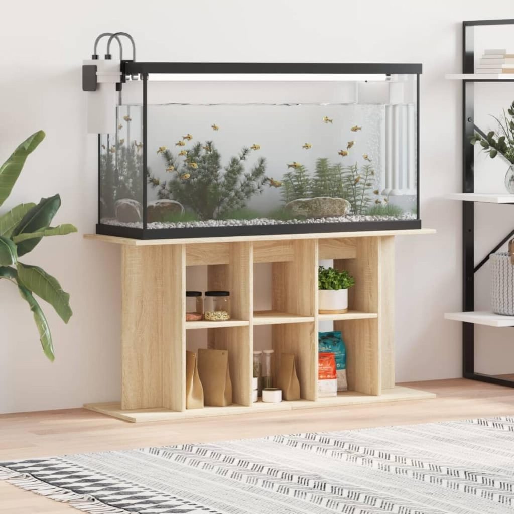 Test du meuble pour aquarium Homgoday : chêne Sonoma 120 x 40 x 60 cm