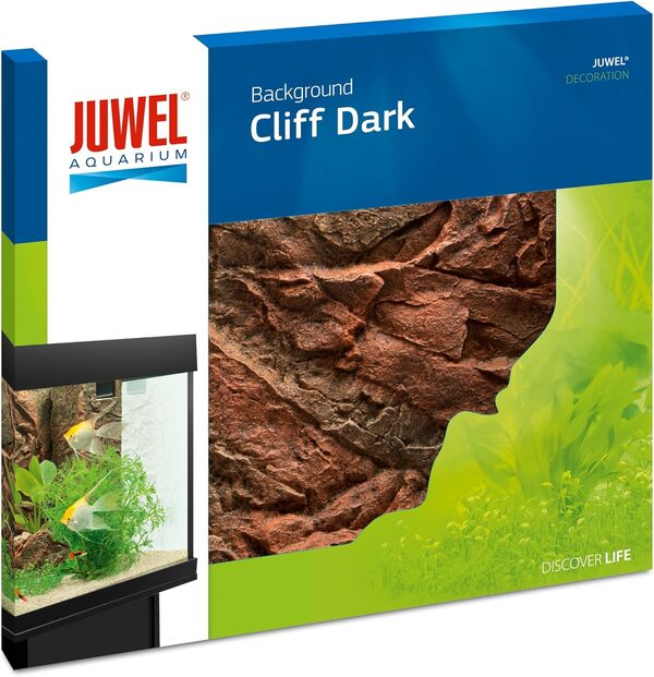 JUWEL JUWEL Fond de décoration Cliff Dark 600 x 550mm pour aquarium pour Aquariophilie fond de décoration Juwel