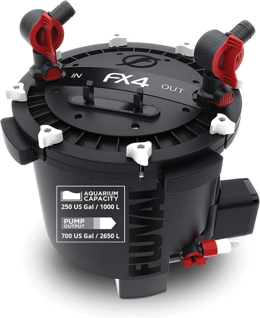 Test filtre extérieur Fluval FX4 aquarium 1000 L
