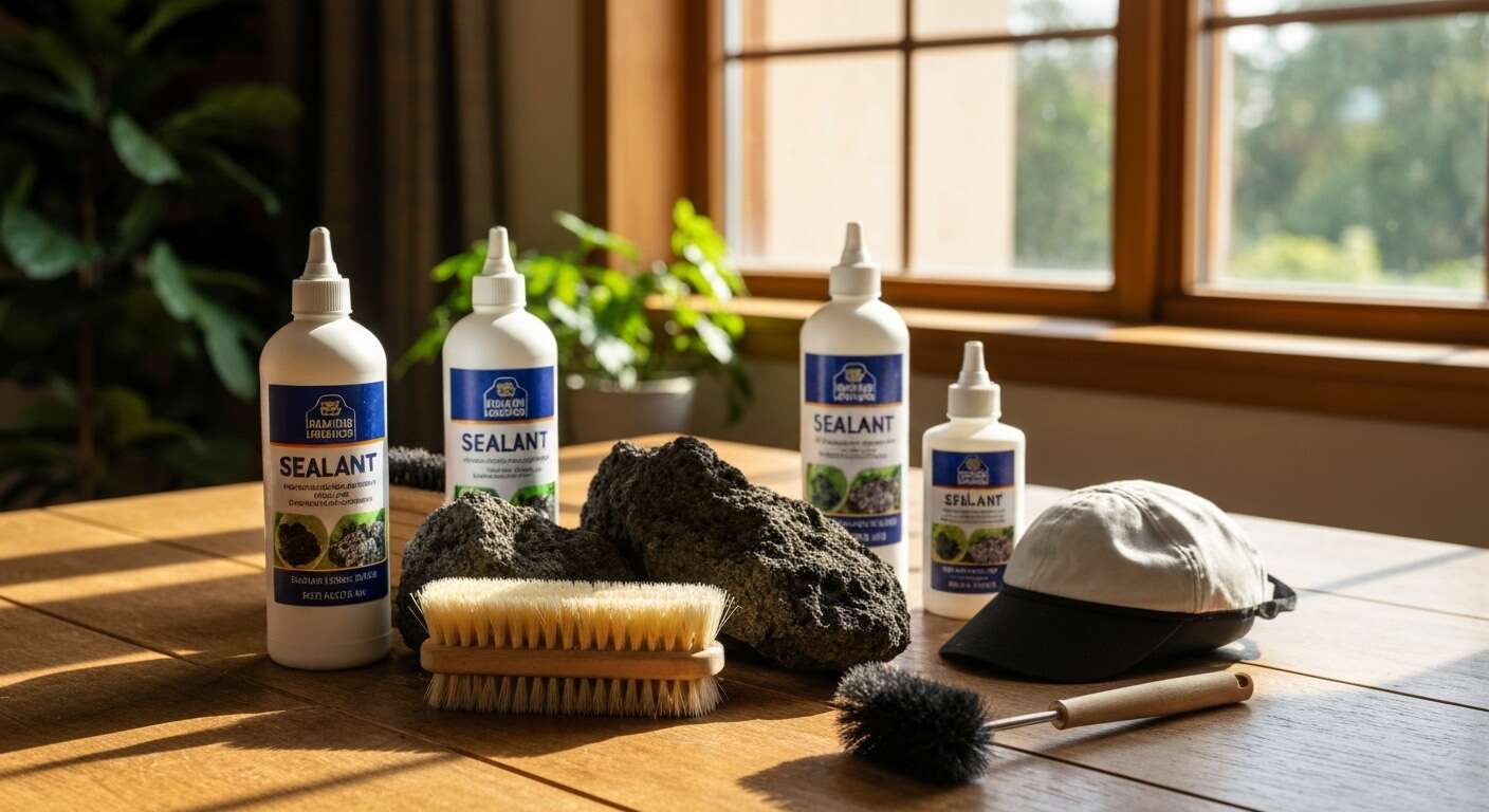 Les produits recommand&eacute;s pour l'entretien de la pierre volcanique