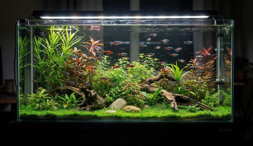 Éclairage LED Aquarium : spectre, durée et Bons Choix