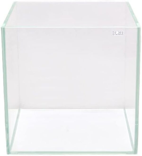 Blau Aquaristic Aquascaping cubique Bleu 91 litres Cube en Verre Blanc 45x45x45 cm