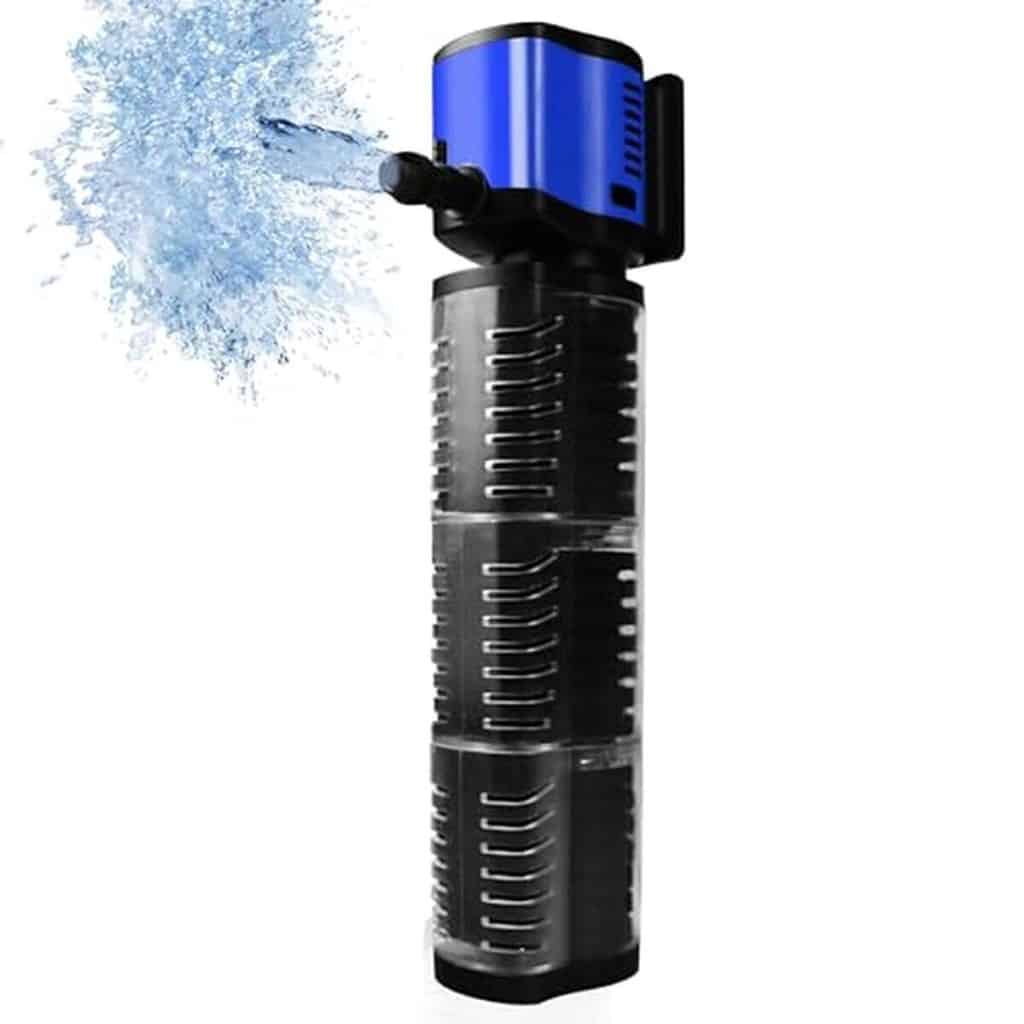 Test du filtre interne puissant pour grands aquariums