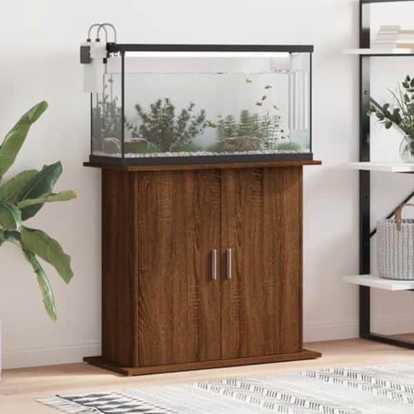 Découvrez notre évaluation du support pour aquarium en chêne marron, dimensions 81x36x73 cm : robustesse, design élégant et conseils d'utilisation pour un achat réussi.
